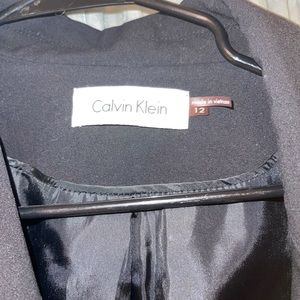 Calvin Klein Black with Gold button Suit Jacket.